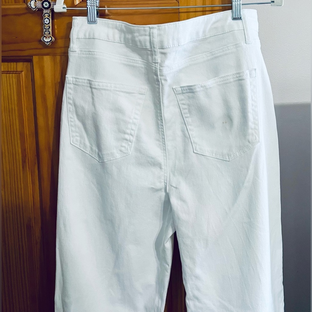 Juniors love fire white Denim mid rise flare Jean size 13 - Picture 11 of 11